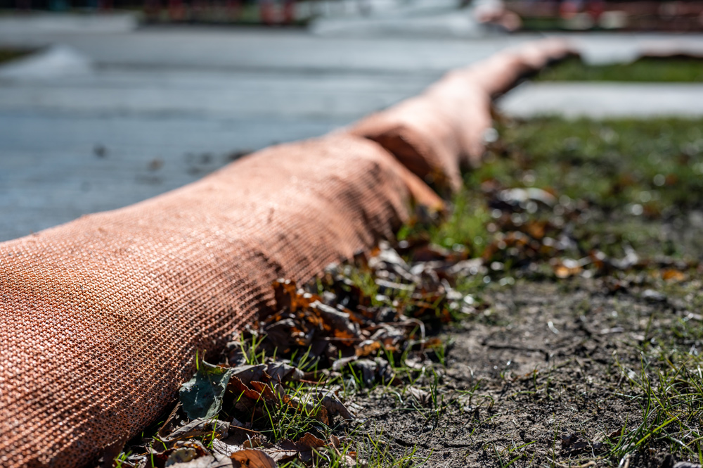 sediment erosion control wattle